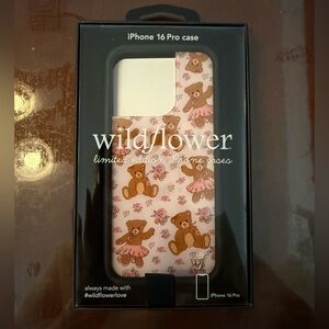 Wildflowers Teddy Bear Phone Case “Bear-y Ballet”